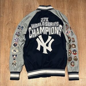 Genuine Merchandise Navy and Gray World Series Champions Jacket